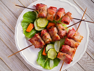 Pileća džigerica sa slaninom